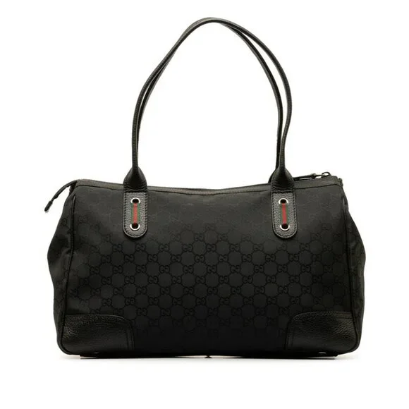 GUCCI Black Leather Tote Bag - Picture 3 of 9